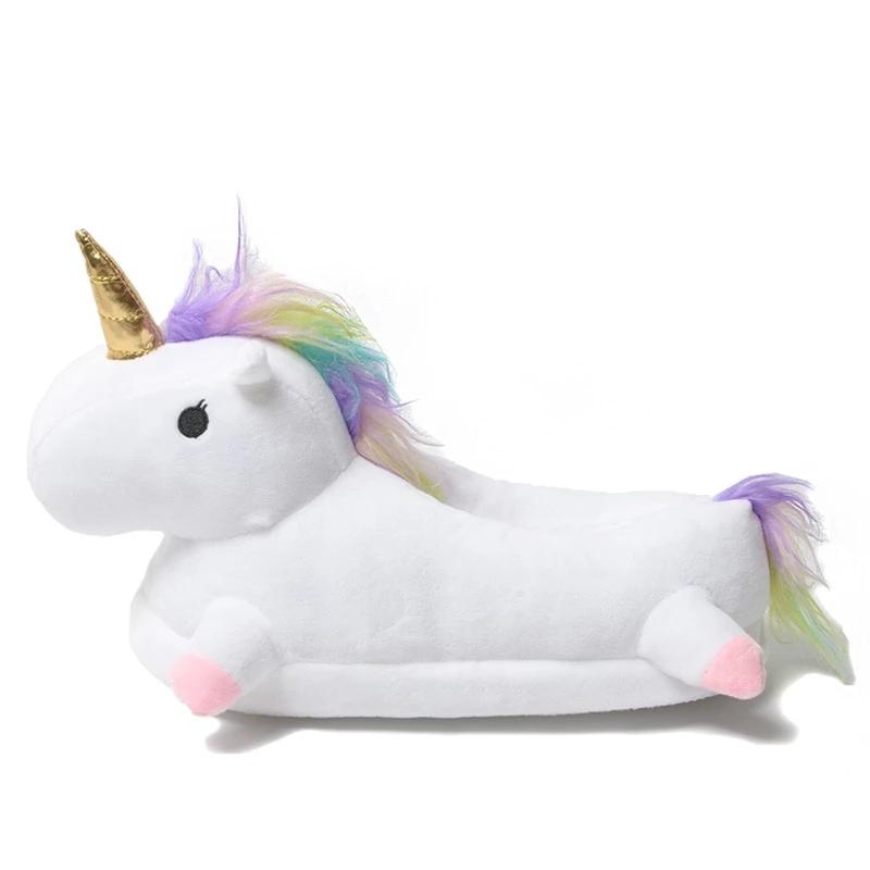 Winter lovely Home Slippers Shoes Women unicorn slippers animals - GigaWorldStore