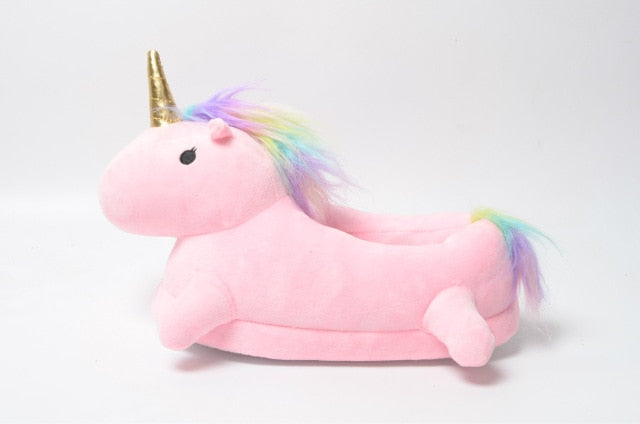 Winter lovely Home Slippers Shoes Women unicorn slippers animals - GigaWorldStore