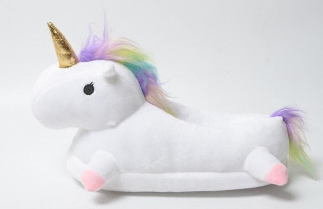 Winter lovely Home Slippers Shoes Women unicorn slippers animals - GigaWorldStore