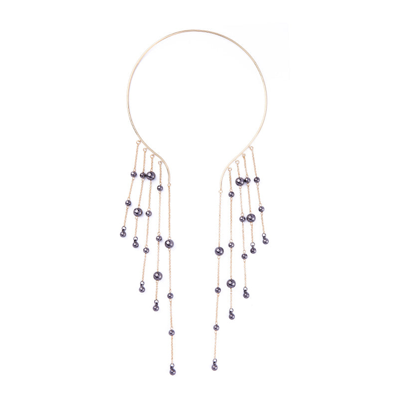 Jewelry Tassel Pendant Cuff Choker Necklace Waterfall Necklace Statement Jewelry Stylish 2020 - GigaWorldStore