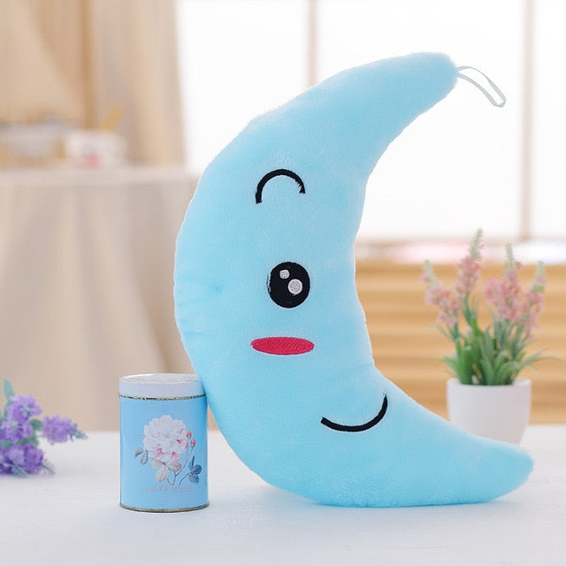 Luminous Pillow Soft Stuffed Plush Glowing Colorful Stars Cushion - GigaWorldStore