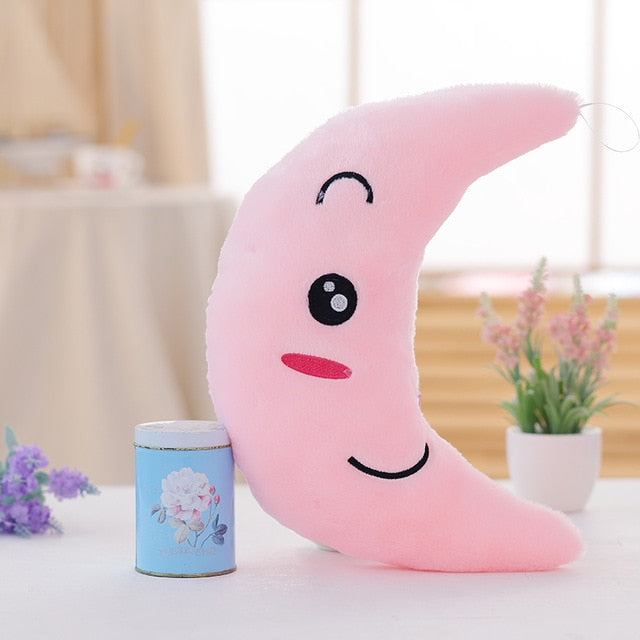 Luminous Pillow Soft Stuffed Plush Glowing Colorful Stars Cushion - GigaWorldStore