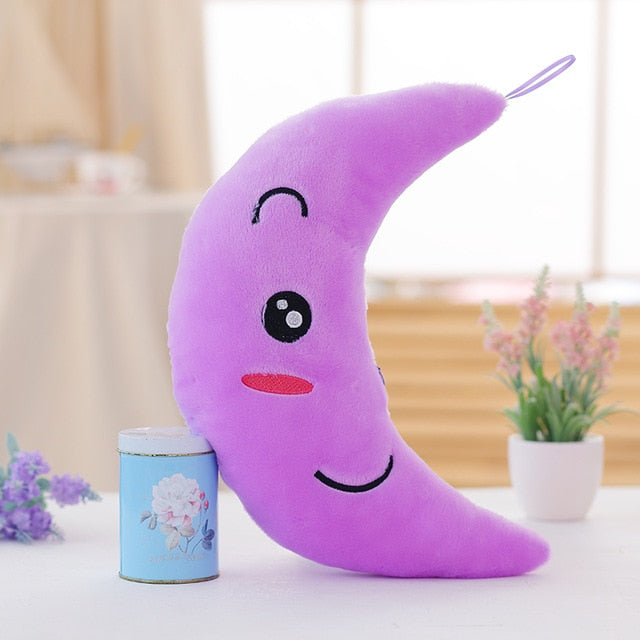 Luminous Pillow Soft Stuffed Plush Glowing Colorful Stars Cushion - GigaWorldStore