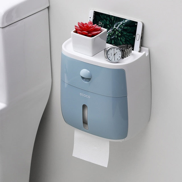 Waterproof Toilet Paper Holder Creative Paper Towels Holder For Kitchen Bathroom