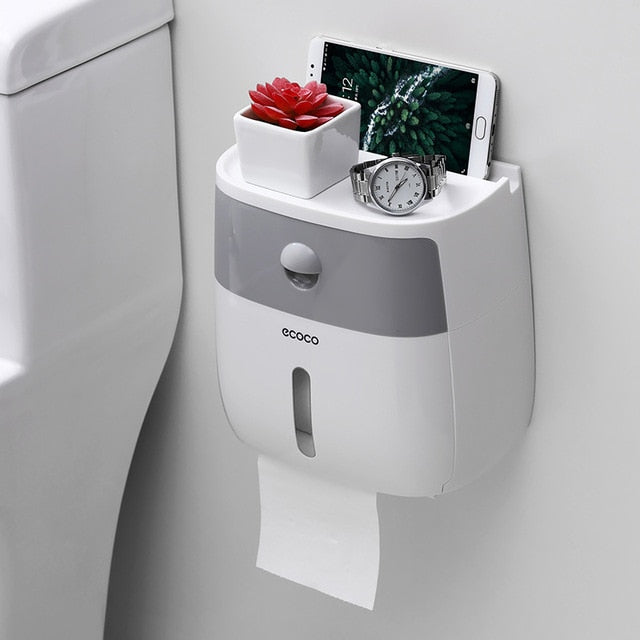 Waterproof Toilet Paper Holder Creative Paper Towels Holder For Kitchen Bathroom