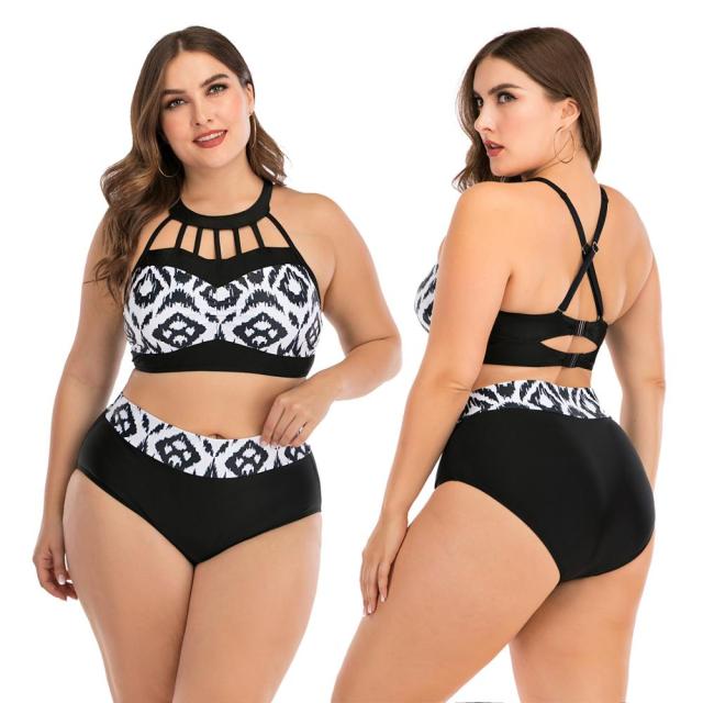 Swimwear Large Size Woman Swimsuit Two Piece Sexy Push Up Plus size