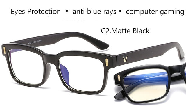 Blue Ray Computer Glasses Men Screen Radiation Eyewear - GigaWorldStore