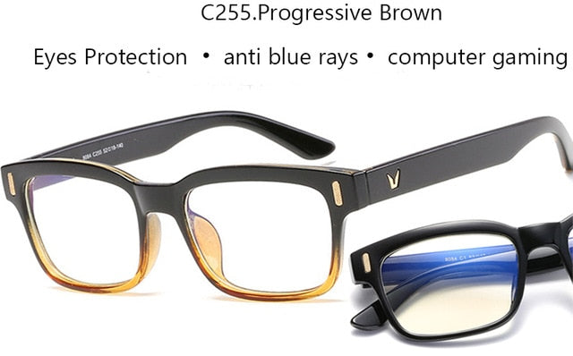 Blue Ray Computer Glasses Men Screen Radiation Eyewear - GigaWorldStore