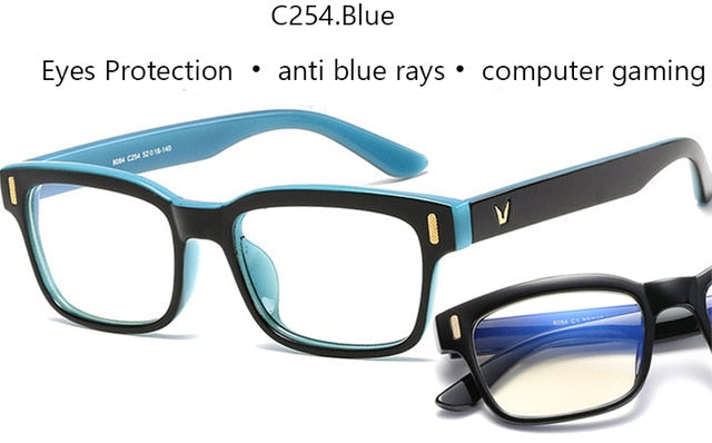 Blue Ray Computer Glasses Men Screen Radiation Eyewear - GigaWorldStore