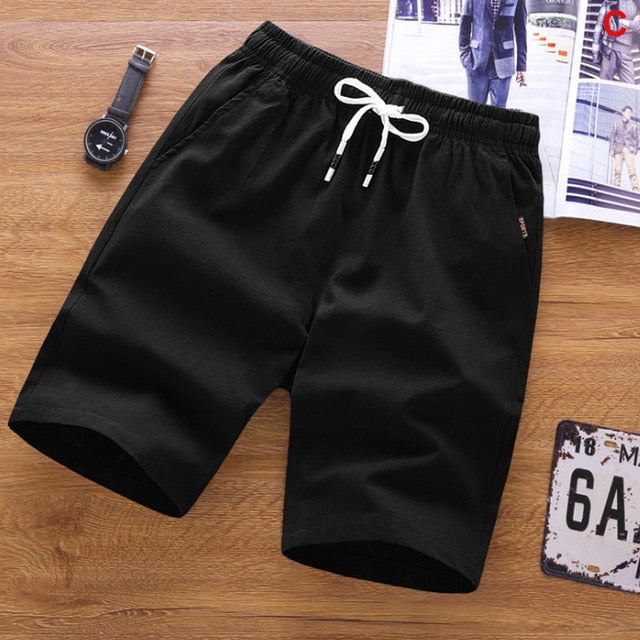 Summer Men's shorts Casual Loose Cropped Trousers Sports Shorts