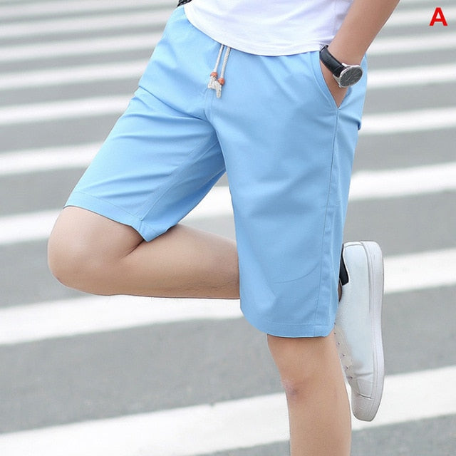 Summer Men's shorts Casual Loose Cropped Trousers Sports Shorts