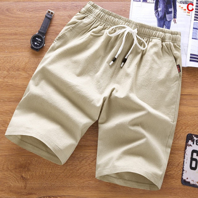 Summer Men's shorts Casual Loose Cropped Trousers Sports Shorts