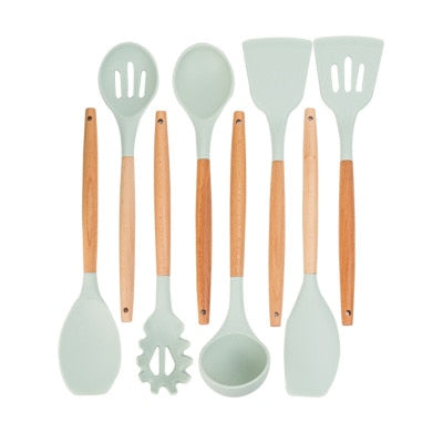 Silicone Cooking Tools Set Premium Silicone Kitchen Cooking Utensils