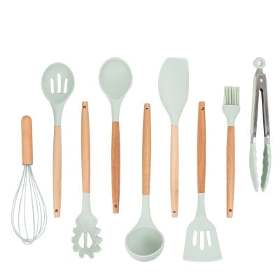Silicone Cooking Tools Set Premium Silicone Kitchen Cooking Utensils