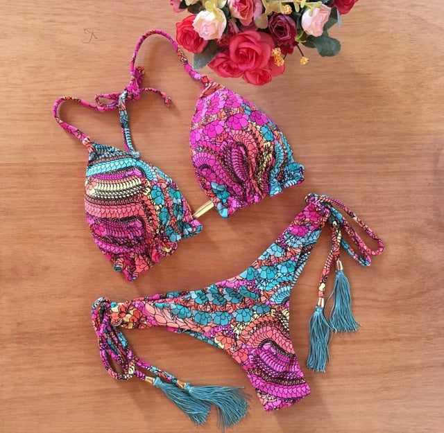 Bikini Women's Swimwear Female Sexy Bikinis Set Push up Women Swimsuits