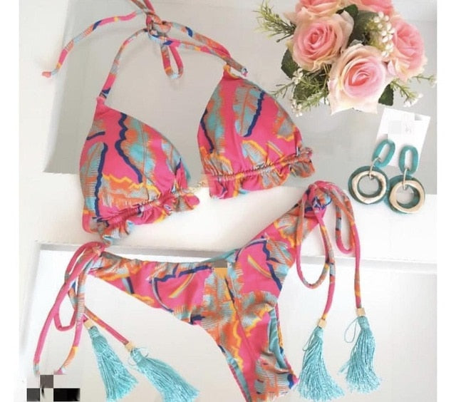 Bikini Women's Swimwear Female Sexy Bikinis Set Push up Women Swimsuits