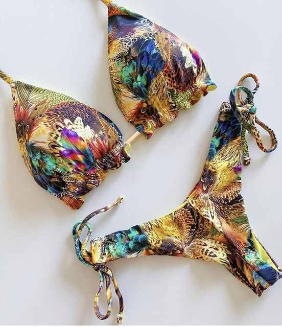 Bikini Women's Swimwear Female Sexy Bikinis Set Push up Women Swimsuits