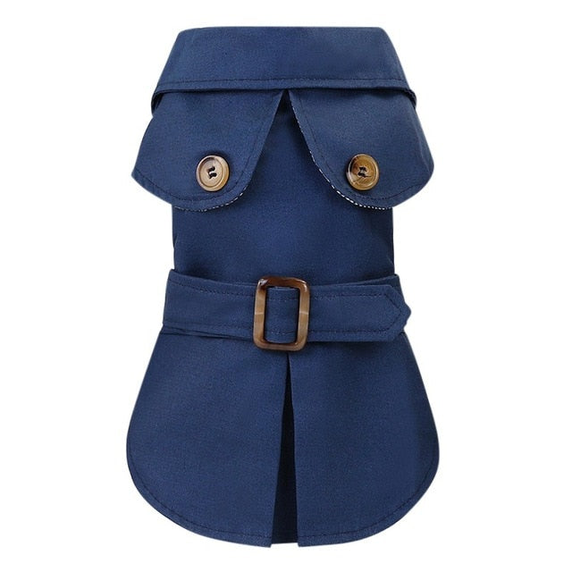 British Style Pets Clothes Thicken Jacket Coat Hoodies for Small Puppy Dogs Cats