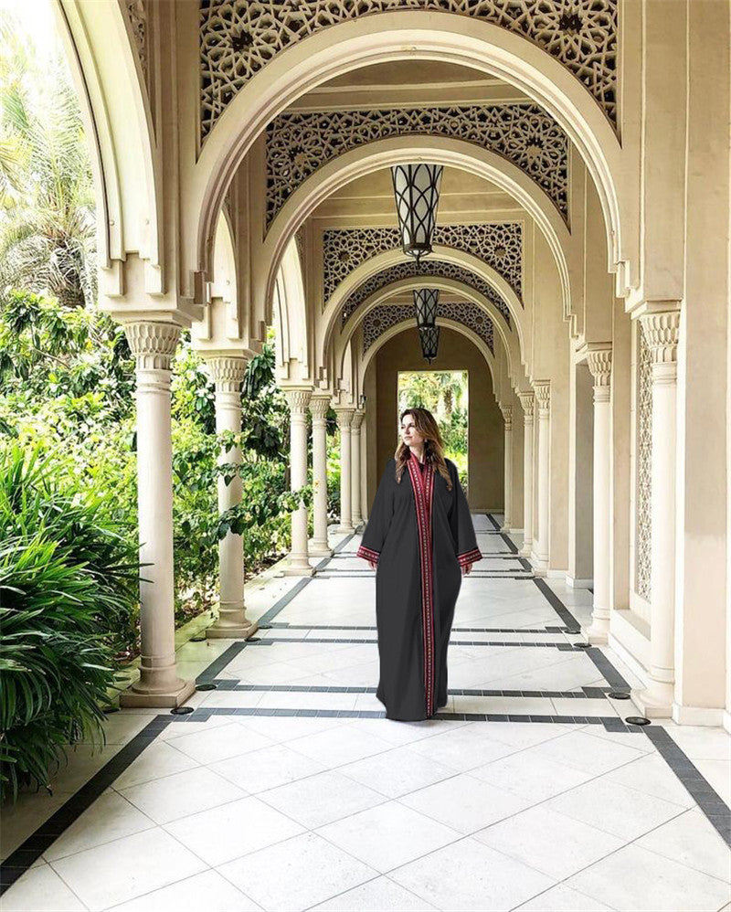 Sexy Through Embroidered Long Kimono Cardigan Plus Size Tunic