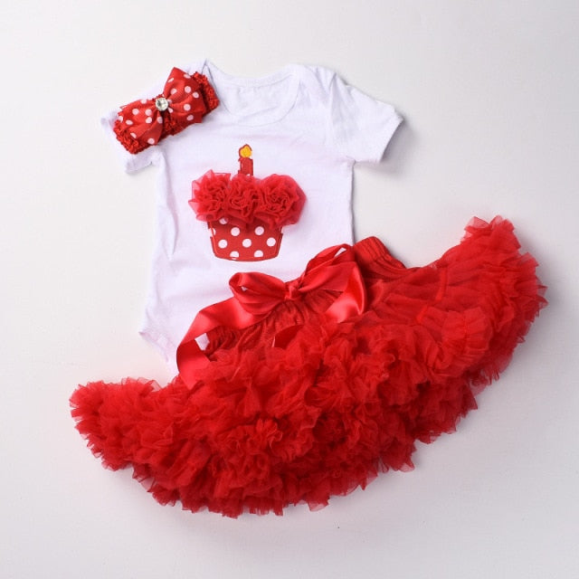 Newborn Infant Baby Girl Romper Jumpsuit With Underwear Short Sleeve suit