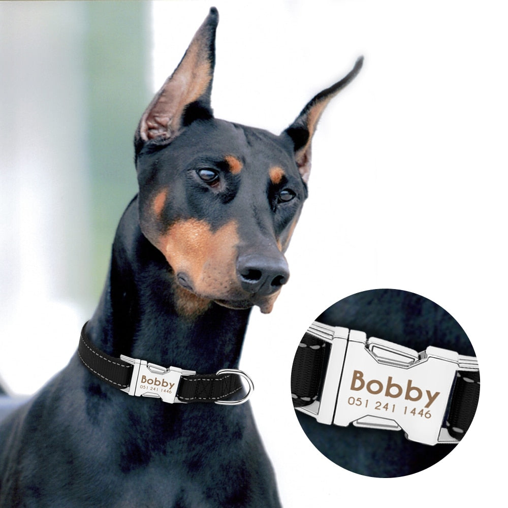 Personalized Pet Collar Reflective - GigaWorldStore