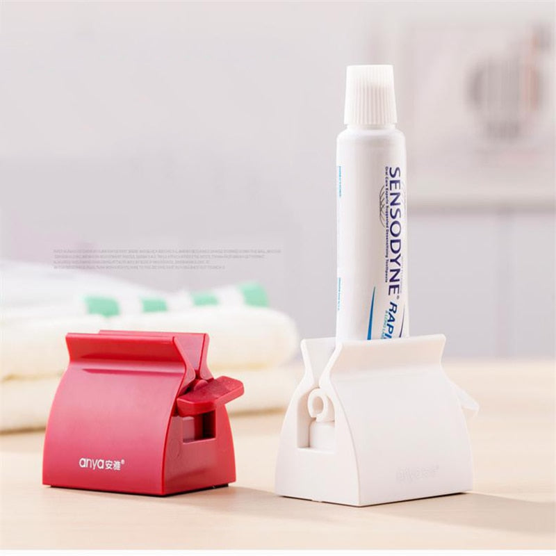 Set Rolling Toothpaste Squeezer Tube Toothpaste Tooth Paste Squeezer Dispenser - GigaWorldStore