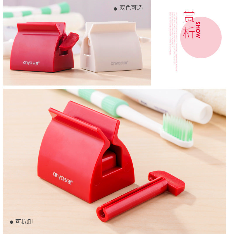 Set Rolling Toothpaste Squeezer Tube Toothpaste Tooth Paste Squeezer Dispenser - GigaWorldStore