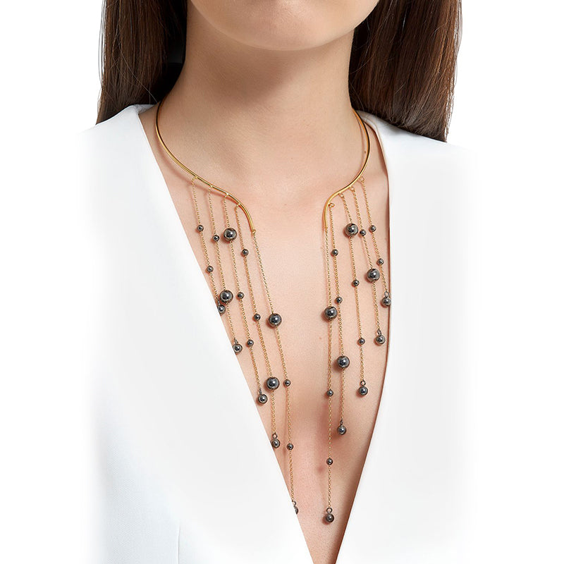 Jewelry Tassel Pendant Cuff Choker Necklace Waterfall Necklace Statement Jewelry Stylish 2020 - GigaWorldStore