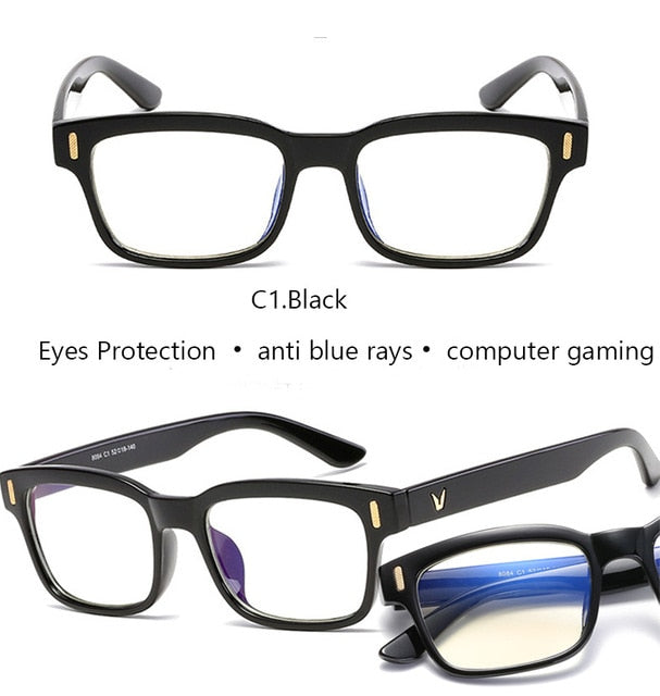 Blue Ray Computer Glasses Men Screen Radiation Eyewear - GigaWorldStore