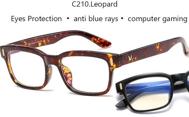 Blue Ray Computer Glasses Men Screen Radiation Eyewear - GigaWorldStore