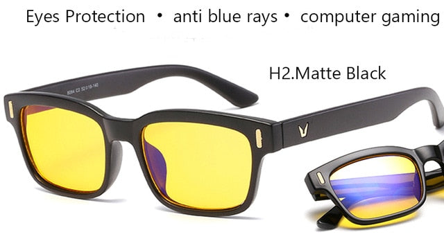 Blue Ray Computer Glasses Men Screen Radiation Eyewear - GigaWorldStore