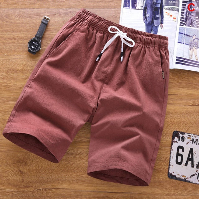 Summer Men's shorts Casual Loose Cropped Trousers Sports Shorts