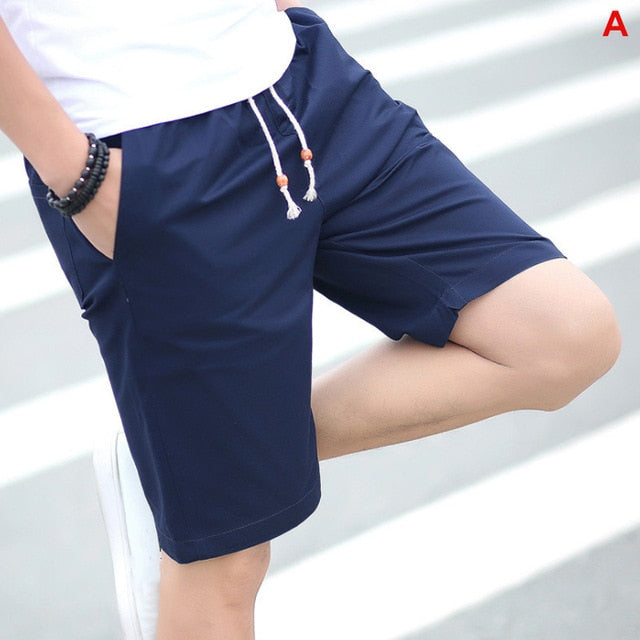 Summer Men's shorts Casual Loose Cropped Trousers Sports Shorts