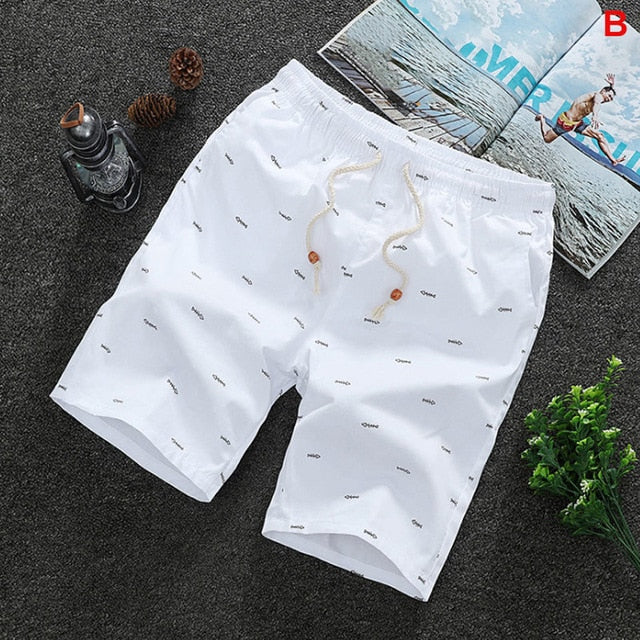 Summer Men's shorts Casual Loose Cropped Trousers Sports Shorts