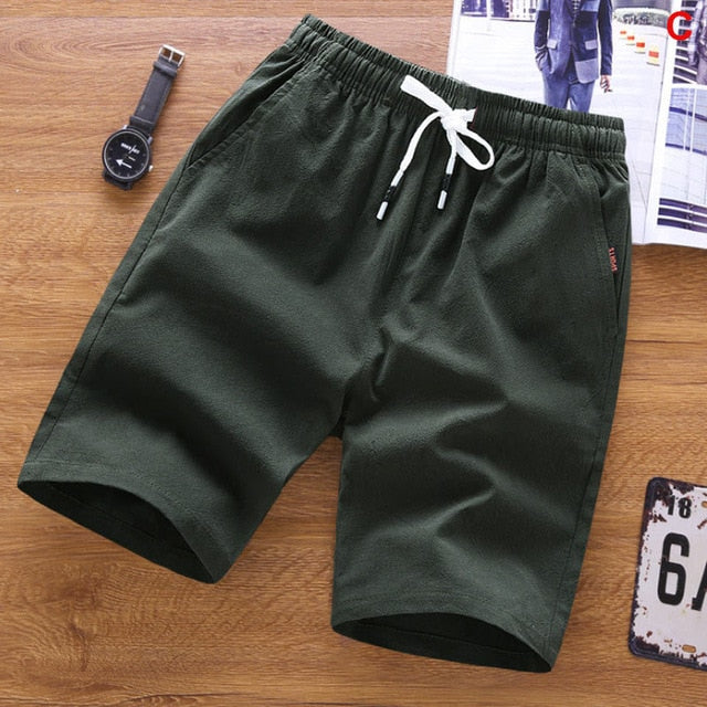 Summer Men's shorts Casual Loose Cropped Trousers Sports Shorts