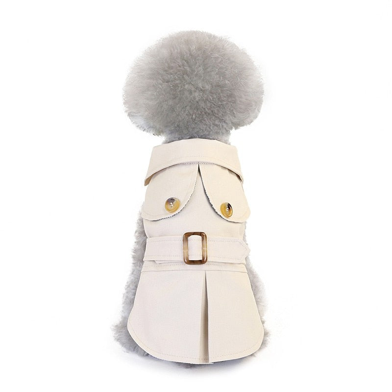 British Style Pets Clothes Thicken Jacket Coat Hoodies for Small Puppy Dogs Cats