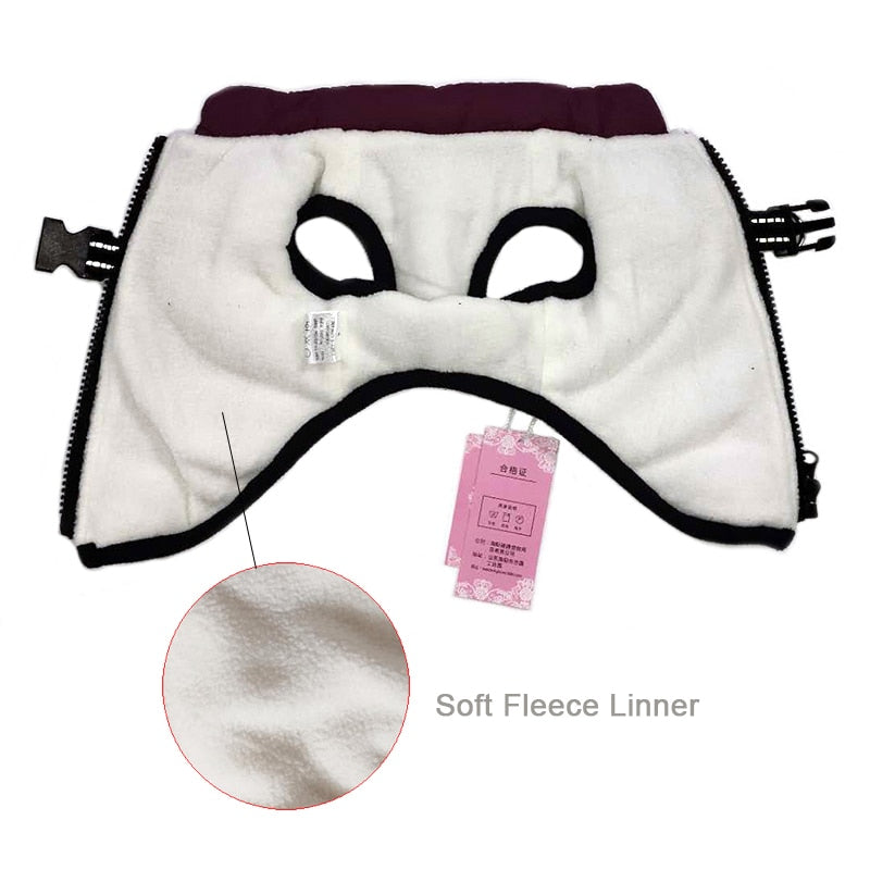 Large Pet Dog Jacket With Harness Winter Warm Dog Clothes Waterproof Big Dog Coat