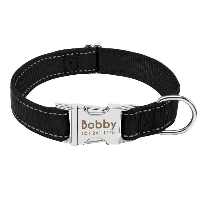 Personalized Pet Collar Reflective - GigaWorldStore